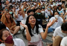 Manifestation étudiants Thaïlande