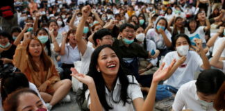 Manifestation étudiants Thaïlande