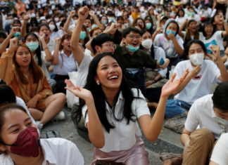Manifestation étudiants Thaïlande