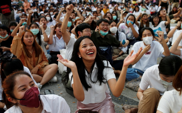Manifestation étudiants Thaïlande