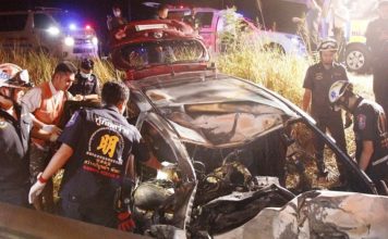 accident voitures Thaïlande