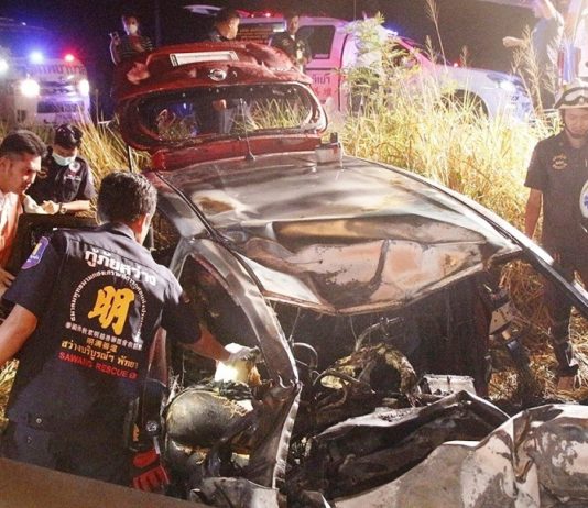 accident voitures Thaïlande