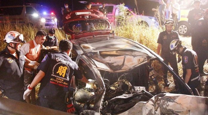 accident voitures Thaïlande