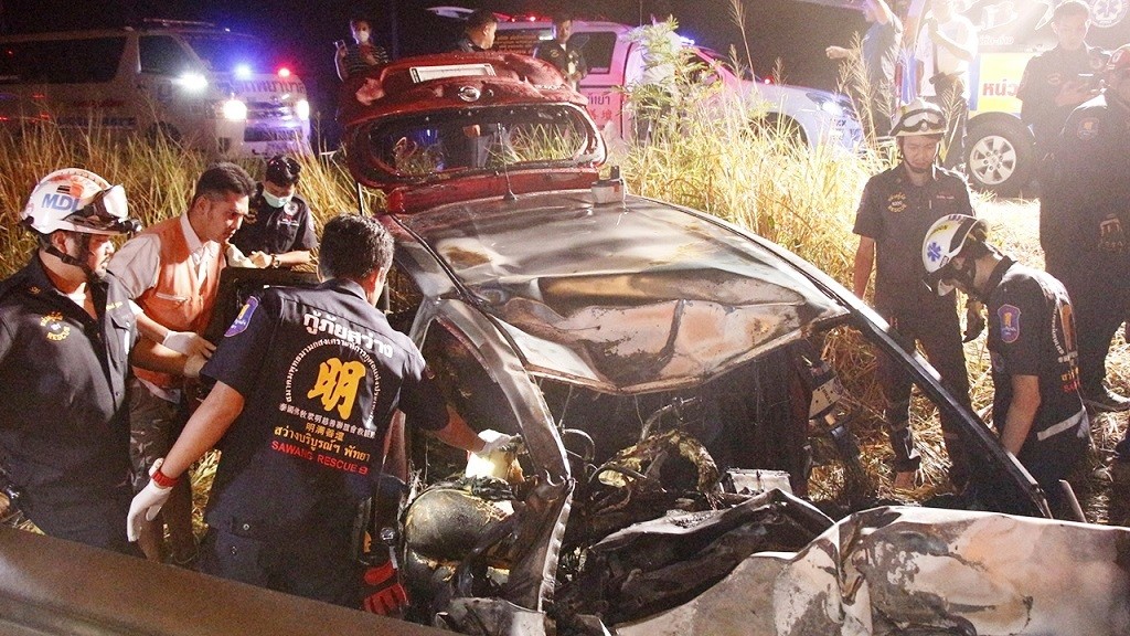 accident voitures Thaïlande