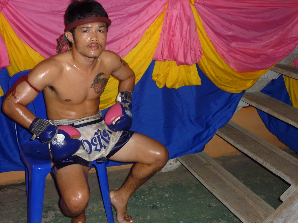 Boxe thaïe avant le combat