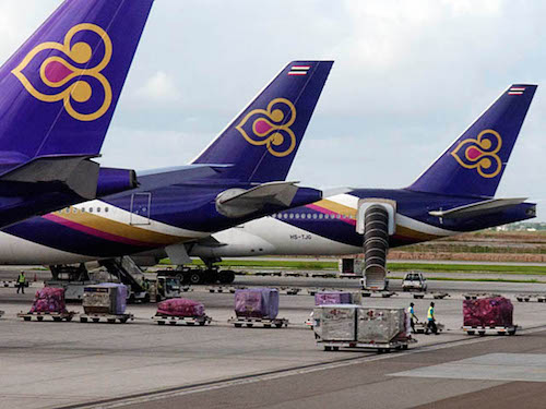 THAÏLANDE – TOURISME. Même les vols publicitaires-religieux de Thai Airways sont annulés