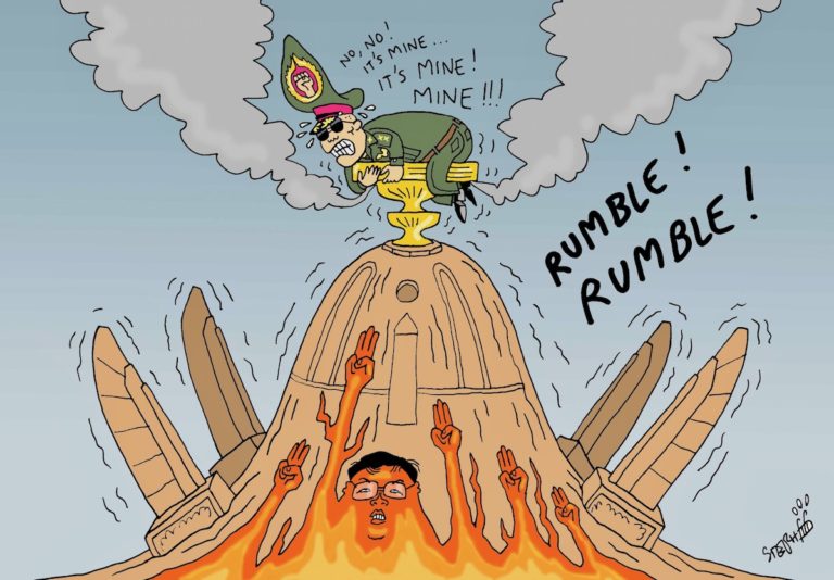 THAÏLANDE – DESSIN: Le royaume, ce volcan qui ne s’éteint jamais…