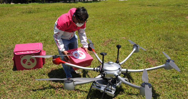 SINGAPOUR – SOCIÉTÉ: Food Panda livre  désormais vos repas par drone