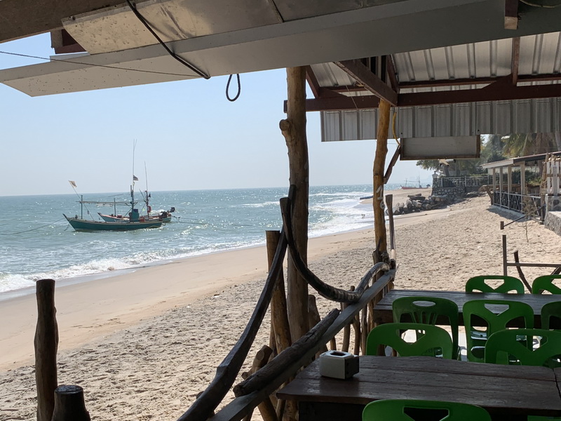 Hua Hin restaurant sur la plage