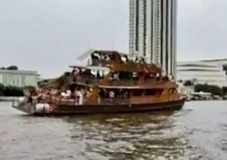 THAÏLANDE – TOURISME: Naufrage sur la Chao Praya, attention danger !