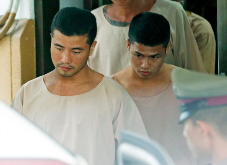 BIRMANIE – THAÏLANDE: Condamnés à mort pour le meurtre de deux touristes et désormais graciés