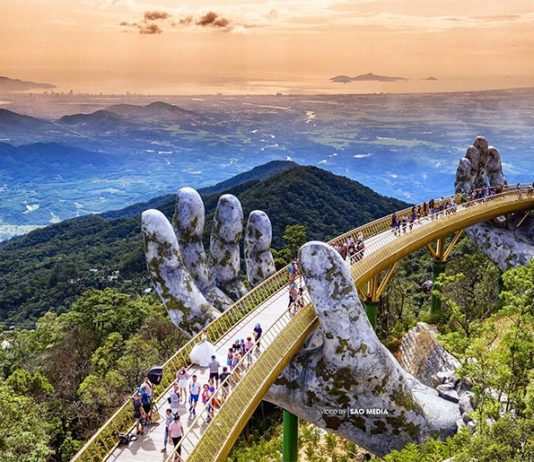 VIETNAM – TOURISME: Le golden bridge et les mains géantes, découvrez le pont le plus surprenant du Vietnam