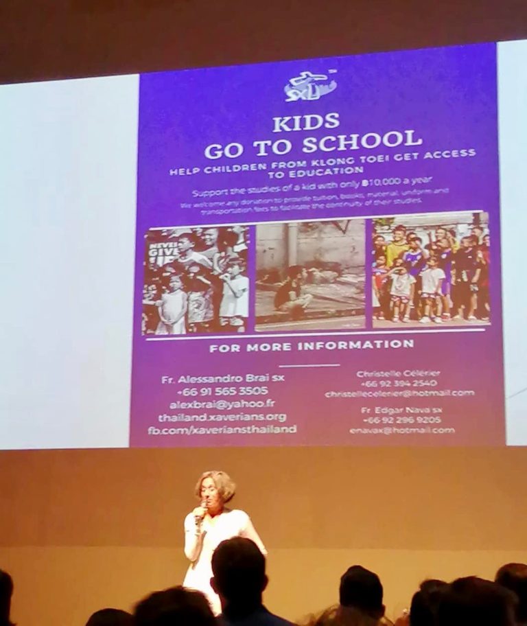 BANGKOK – SOLIDARITÉ: «Kids go to School», une initiative à soutenir