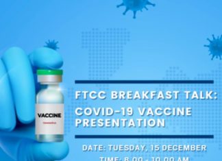 BANGKOK – COMMUNAUTÉ: Le 15 décembre, un petit-déjeuner consacré aux types de vaccins contre le Covid-19 avec le l’aide de la FTCC