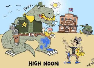 THAÏLANDE – DESSIN DE LA SEMAINE: Duel dans le Far East politique thaïlandais
