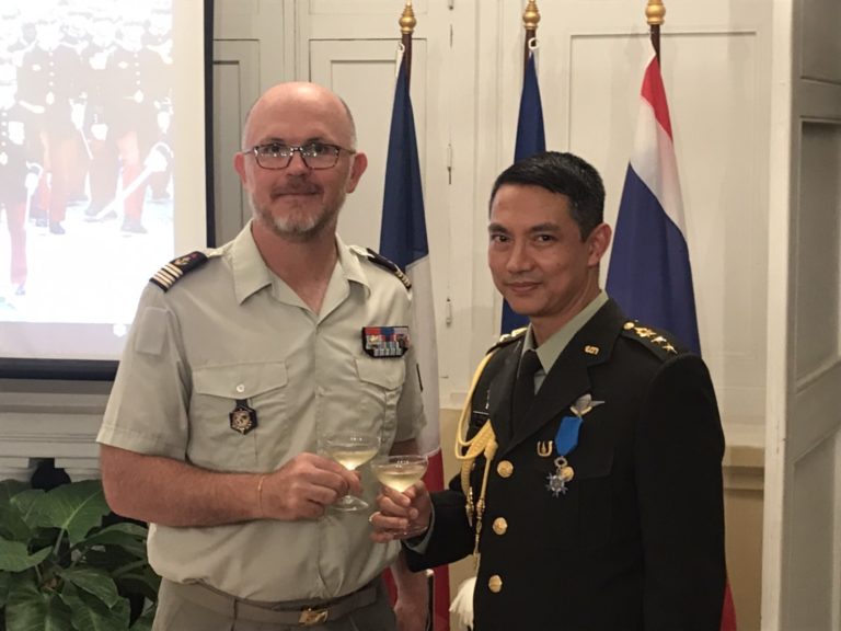 THAÏLANDE – FRANCE: Des généraux thaïlandais célèbrent la victoire d’Austerlitz