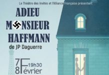 BANGKOK – CULTURE: Soirée théâtrale à l’Alliance française les 7 et 8 février avec la pièce «Adieu Monsieur Haffmann»