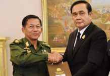 THAÏLANDE – BIRMANIE: Prayuth Chan-Ocha, putschiste et professeur de démocratie pour l’armée birmane
