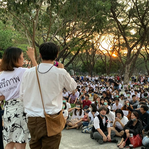 THAÏLANDE – POLITIQUE: A Bangkok, les étudiants se mobilisent pour le «parti du futur»
