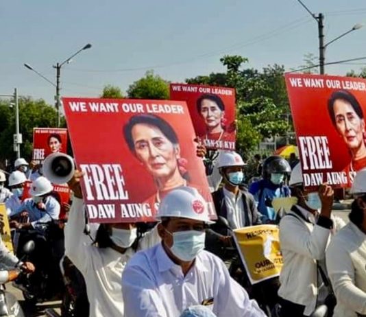 Aung San Suu Kyi liberté