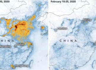 ASIE – POLLUTION: Selon la Nasa, l’épidémie de coronavirus a «lavé» le ciel chinois