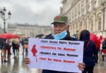 BIRMANIE – FRANCE: Ce dimanche 7 février, Paris était aux couleurs birmanes libre