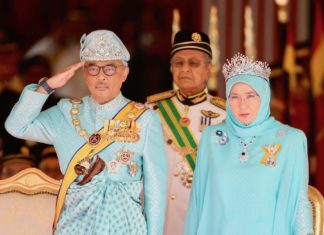 MALAISIE – CORONAVIRUS: Le couple royal malais testé négatif au Covid 19 mais en quarantaine