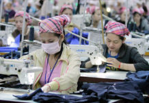 Usine textile cambodge