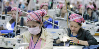 Usine textile cambodge