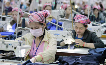 Usine textile cambodge