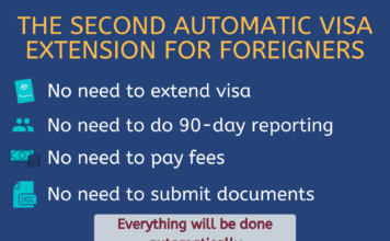 THAÏLANDE – VISAS: Nouvelle extension automatique approuvée jusqu’au 31 juillet