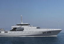 FRANCE-PHILIPPINES: Un patrouilleur de haute-mer sort des chantiers navals Français