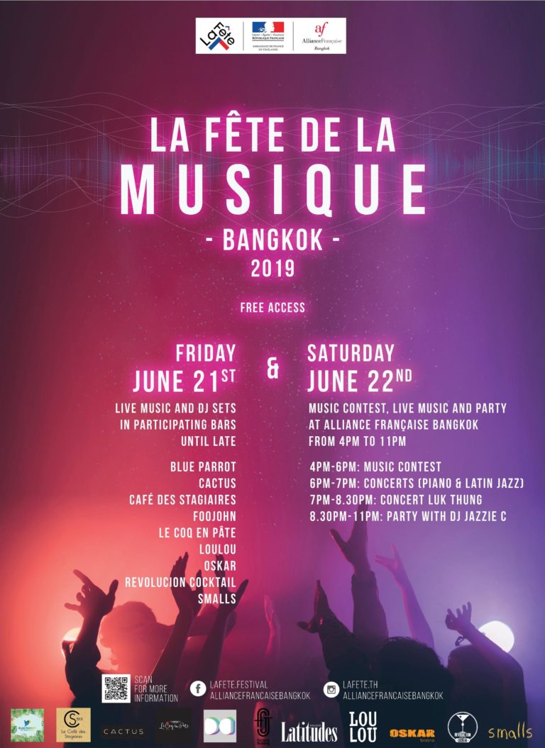 BANGKOK: Le 21 juin, demandez le programme de la fête de la musique