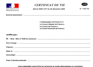 ASIE – FRANCE: Le certificat de vie, mode d’emploi d’un document indispensable pour les expatriés
