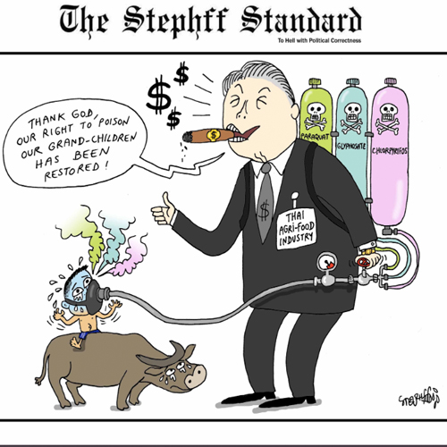 THAILANDE – PRESSE: Retrouvez les dessins de notre ami Stephff dans le «Stephff Standard»