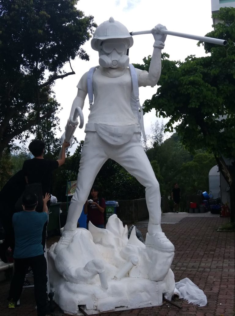 HONG KONG – POLITIQUE: «Lady Liberty», la statue qui défie les autorités de Pékin