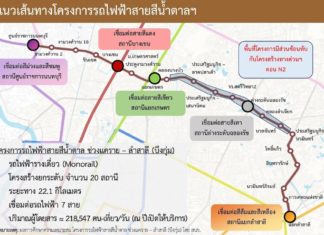 THAÏLANDE – INFRASTRUCTURE: Le projet de monorail de Bangkok est bien sur les rails