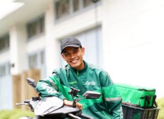 Grab delivery Thaïlande