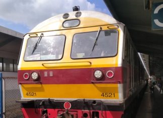 SRT train Thaïlande