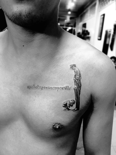 Thaïlande : les tatouages du deuil