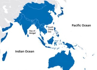 ASIE DU SUD-EST – GÉOPOLITIQUE : Quelle doctrine pour la France en Asie-Pacifique ? carte indo-pacifique