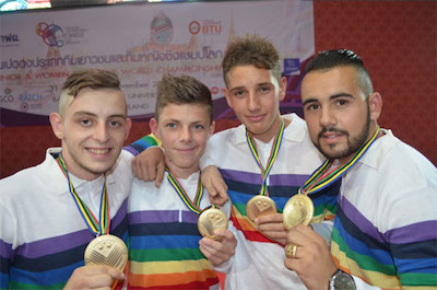 Thaïlande CHAMPIONNAT DU MONDE DE PETANQUE  Les jeunes français victorieux !