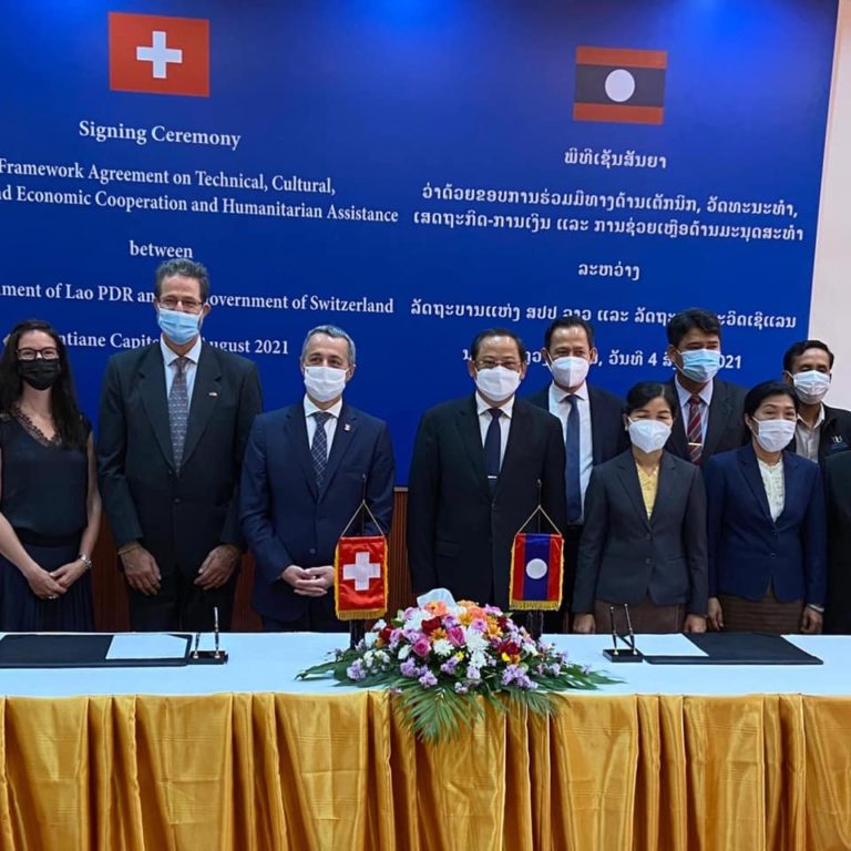 LAOS – SUISSE : Davantage de coopération entre Berne et Vientiane