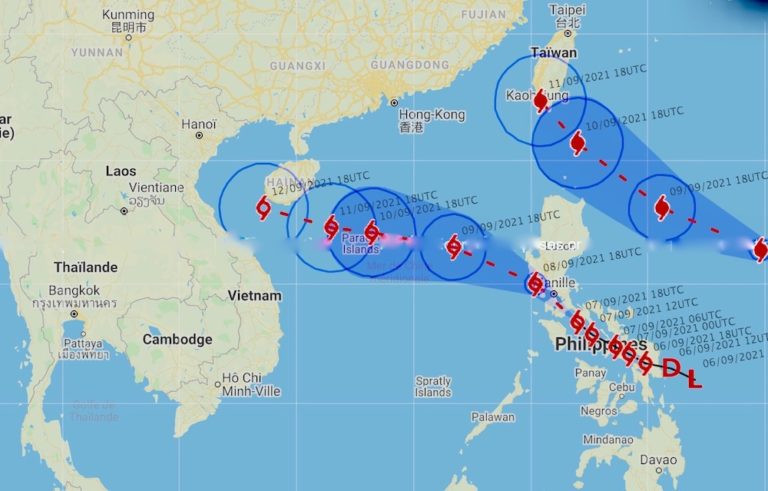 THAÏLANDE – MÉTÉO : Forte pluie et risque de tempête tropicale sur le golfe de Thaïlande