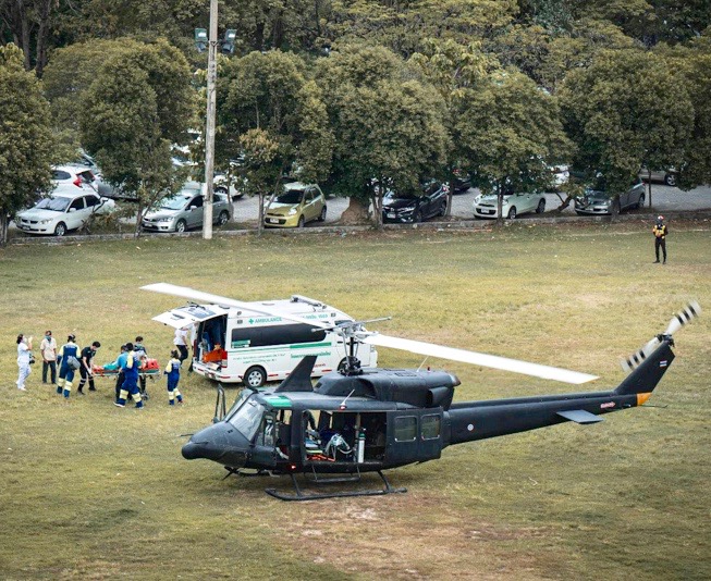 THAÏLANDE – SOCIÉTÉ : L’armée thaïlandaise propose ses ambulances héliportées