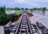 inondation ligne de train