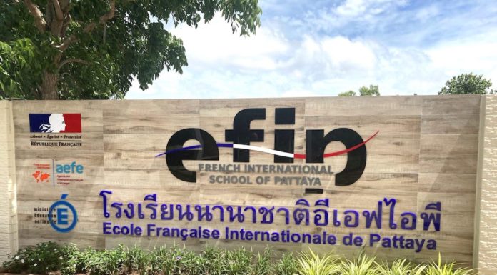 THAÏLANDE – COVID : La réouverture de l’EFIP est programmée pour le 8 novembre école française internationale de Pattaya
