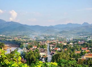 ville de Luang Prabang au Laos
