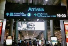 Terminal arrivée Thaïlande