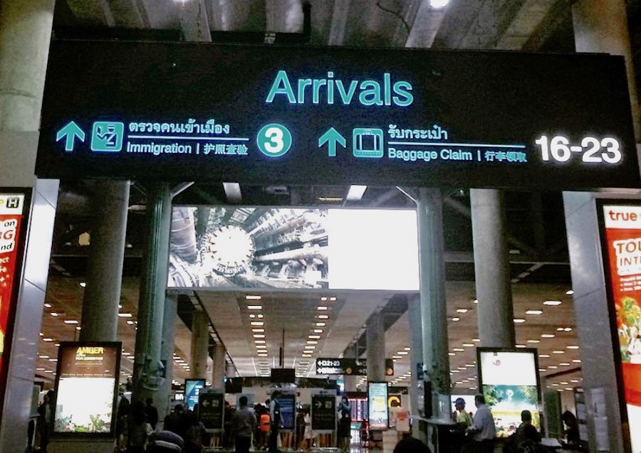 Terminal arrivée Thaïlande
